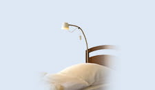 Elegante lampada da letto a LED mod. SOLUNA 